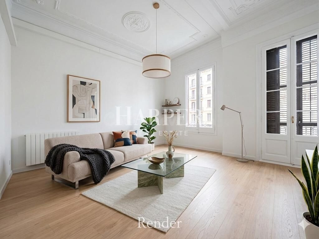 Espacio único residencial y de oficina junto a Plaça de Catalunya