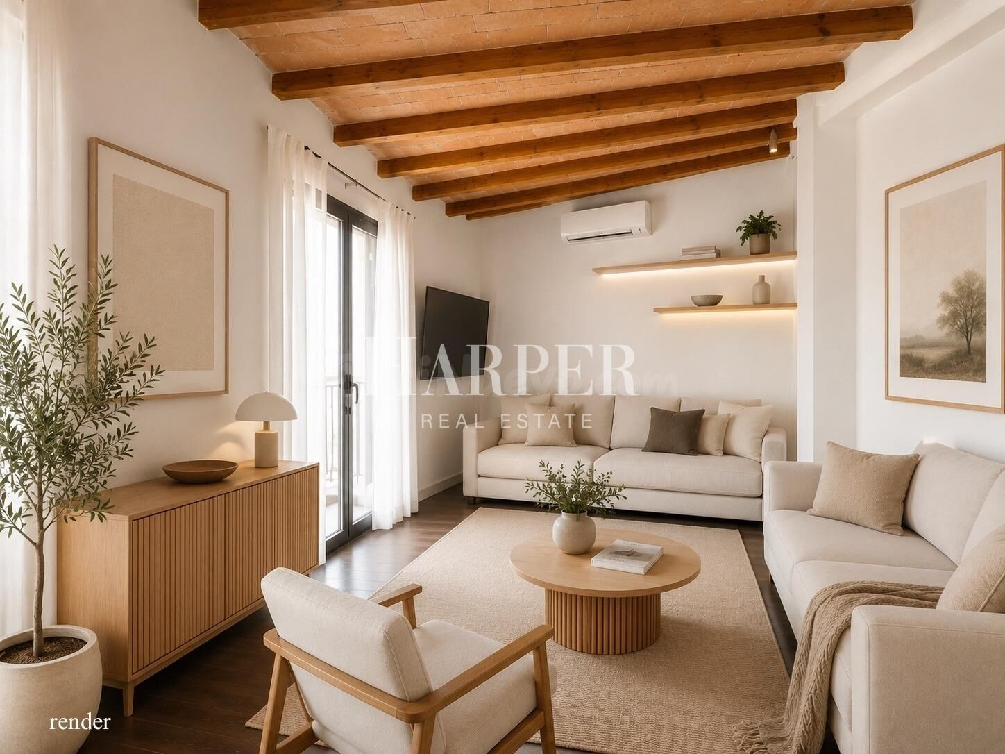 Elegante piso esquinero, completamente reformado, en el corazón de Barcelona