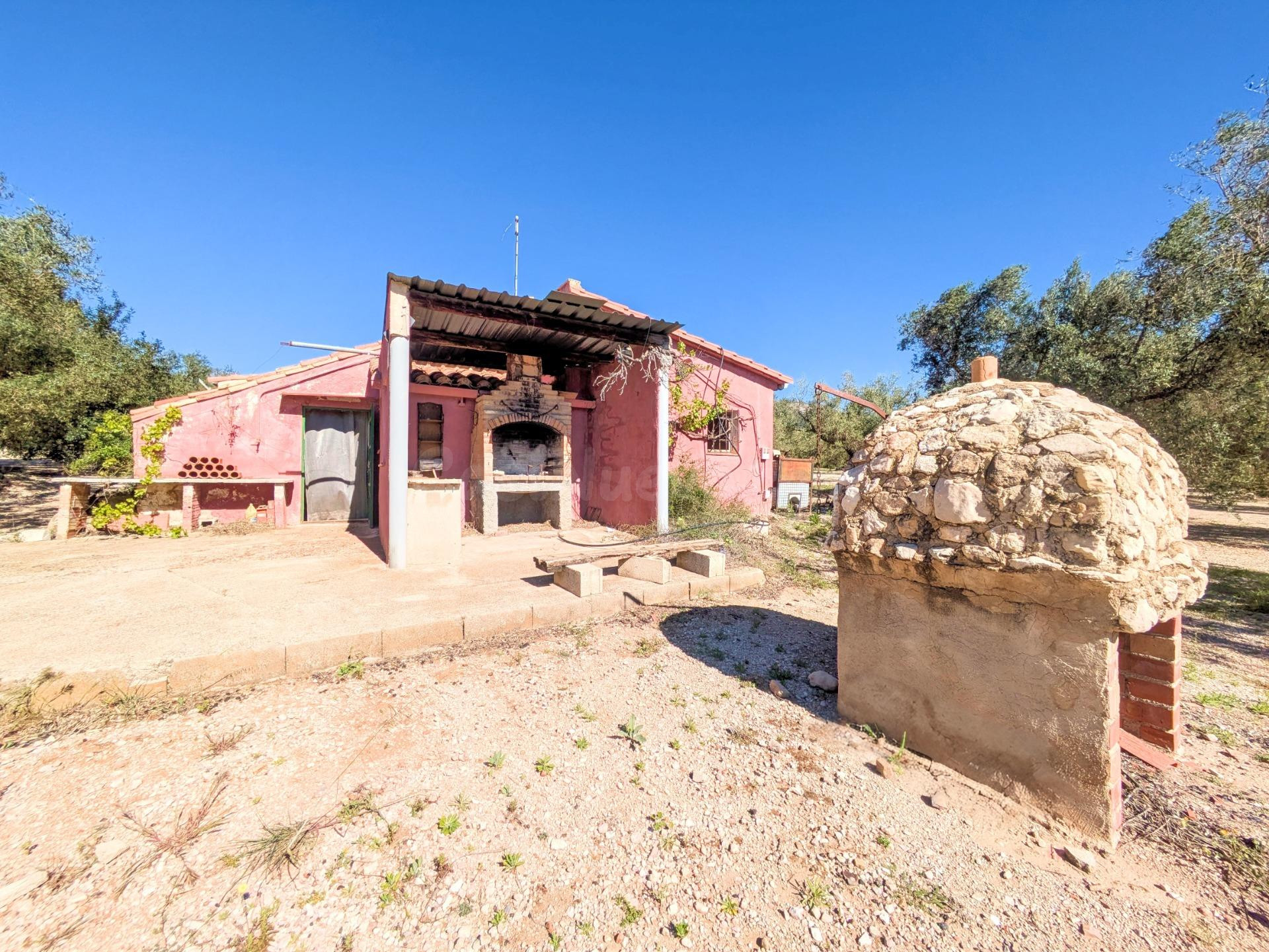 FINCA RÚSTICA CON OLIVOS Y CASA DE CAMPO EN MAS DE BARBERANS EN VENTA