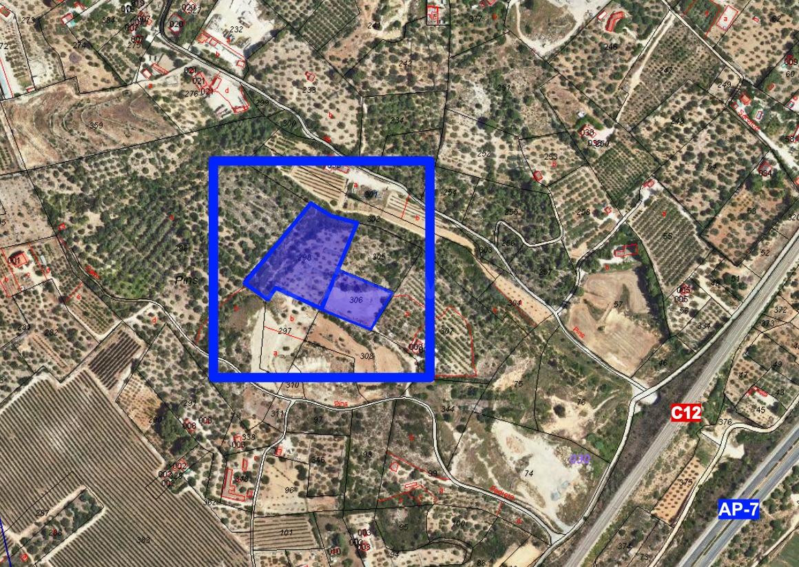 EN VENTA TERRENO RÚSTICO POSIBILIDAD CONSTRUCCIÓN PARTIDA PINS, AMPOSTA