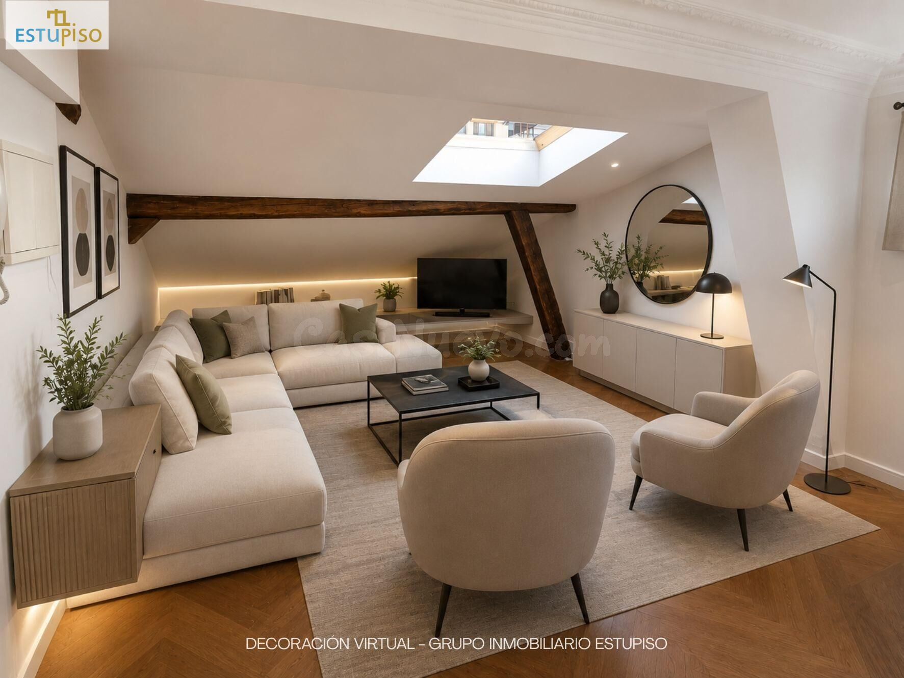 ✨ Exclusivo Último Piso Calle LA PAZ  Piso de Ensueño Junto a Plaza Santa Bárbara - 4º - Ubicación Privilegiada- Cocina-Salón-2 habitacines-1 Baño con ducha y bañera