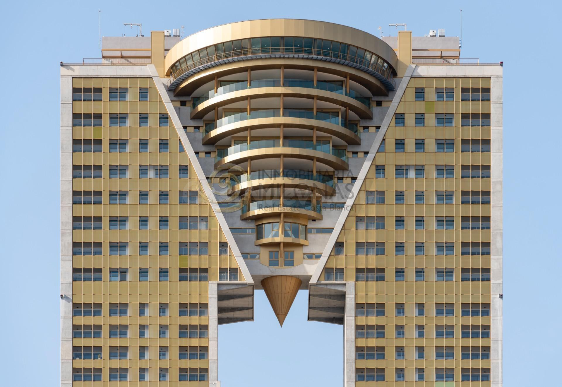Apartamento con vistas panorámicas al mar en uno de los residenciales más exclusivos de Benidorm: Intempo.