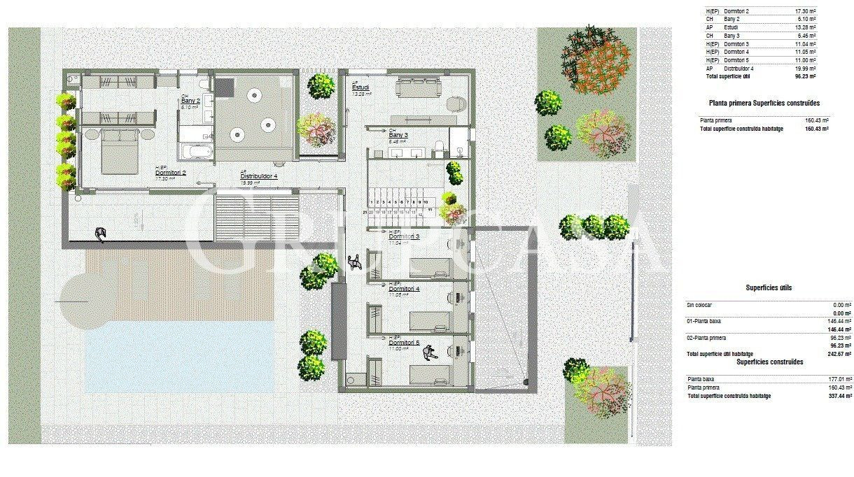 Parcela 6 habitaciones 337m² en venta - CIUTAT JARDI