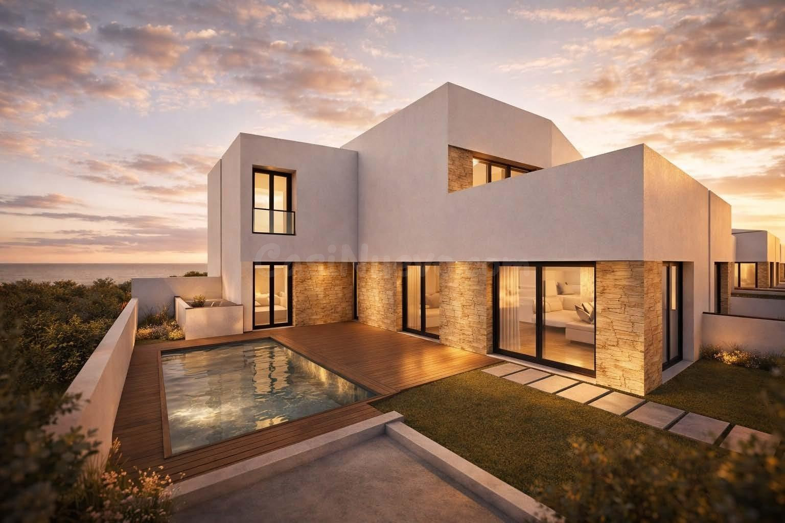 Villas adosadas de nueva construcción en Bigastro, Alicante