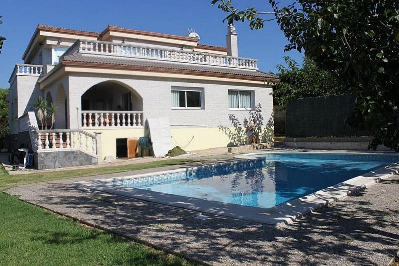 Villa con vistas al mar.