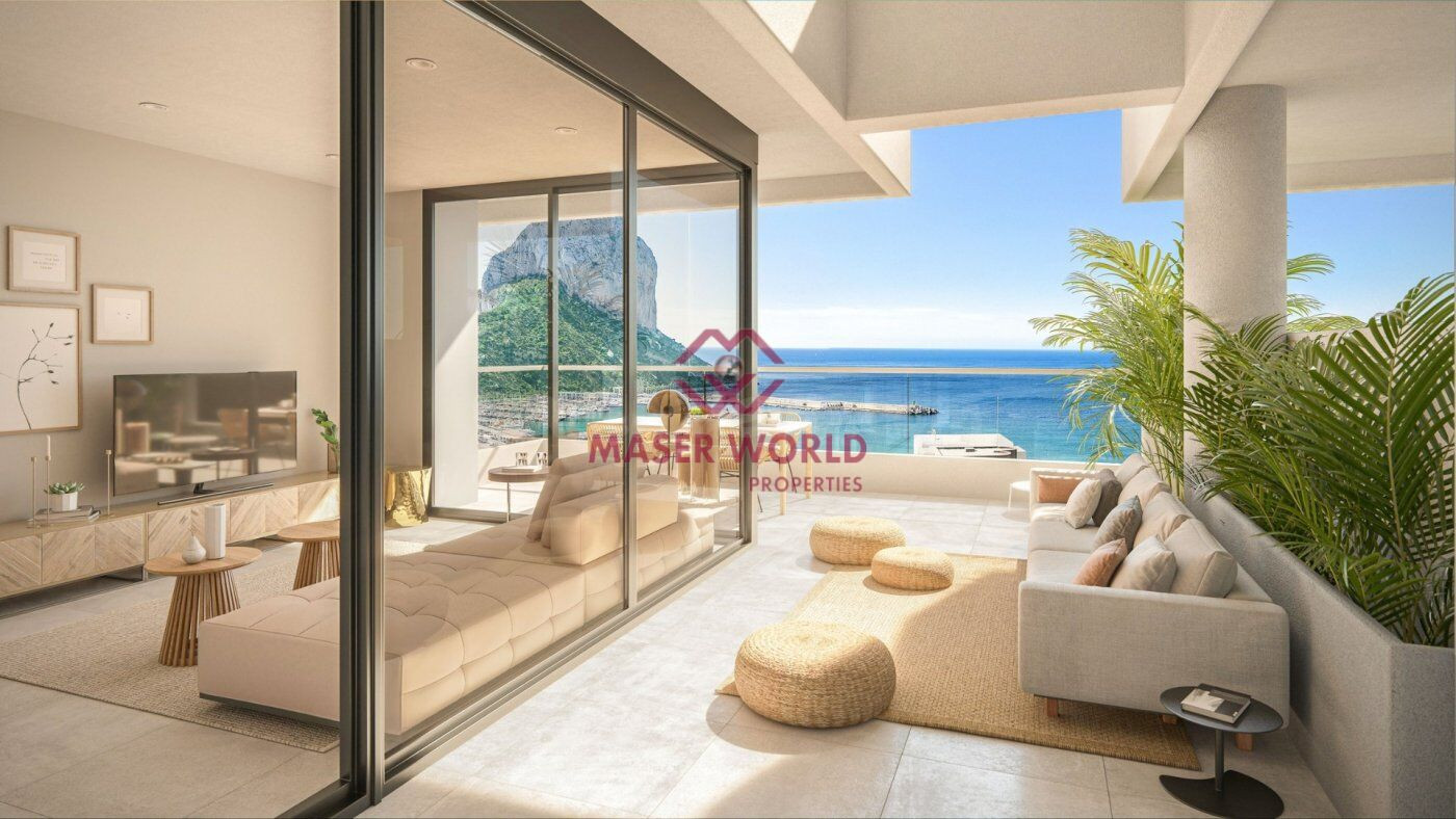 APARTAMENTOS DE OBRA NUEVA CON VISTAS AL MAR EN CALPE