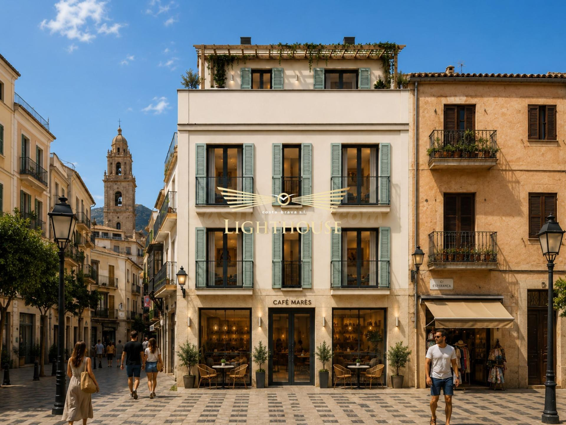 Parcela con proyecto aprobado y licencia de obra en el centro de Lloret de Mar