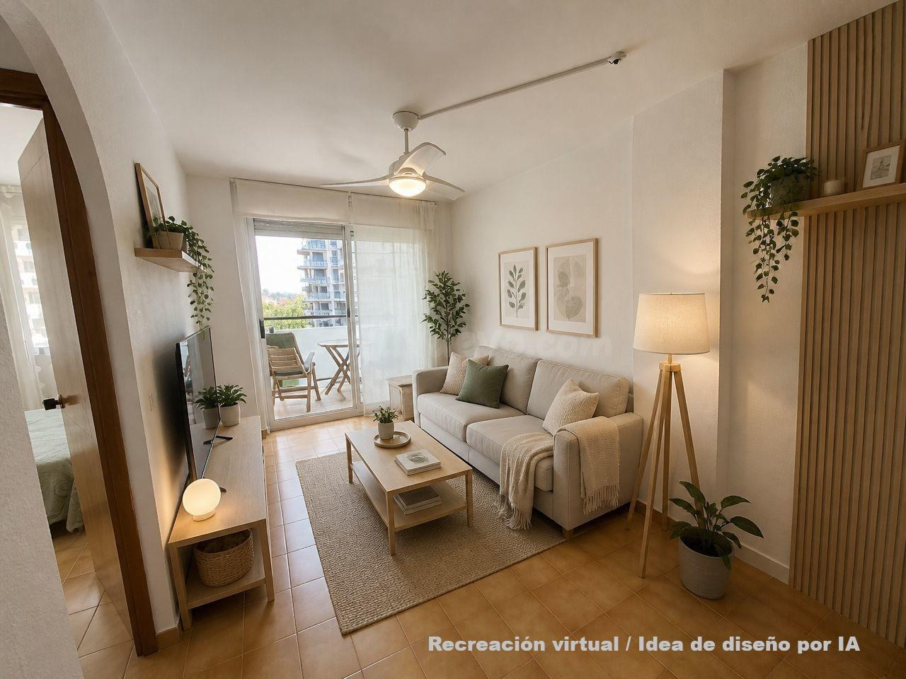 Acogedor apartamento  en Fenals con piscina a solo 600m de la playa