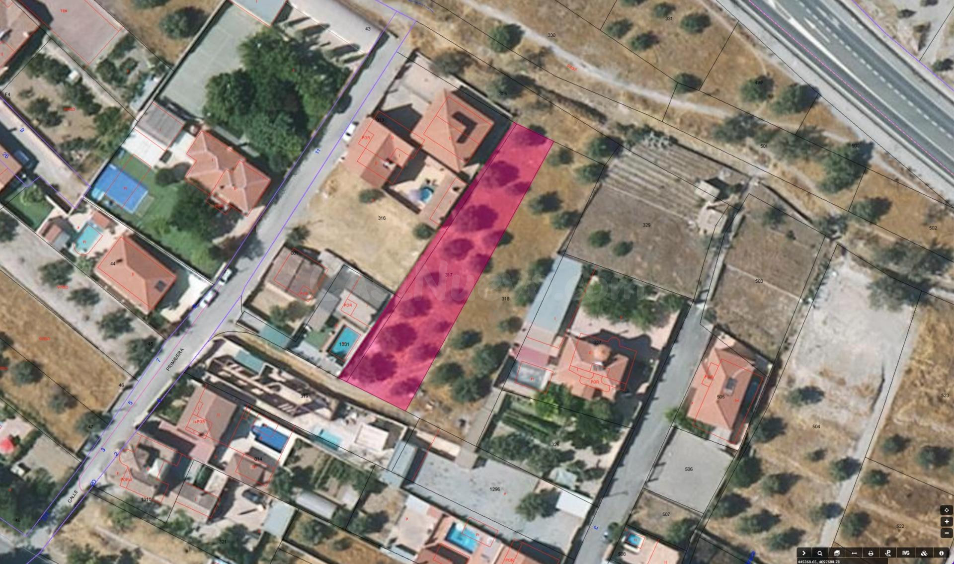Padul, terreno urbano no consolidado