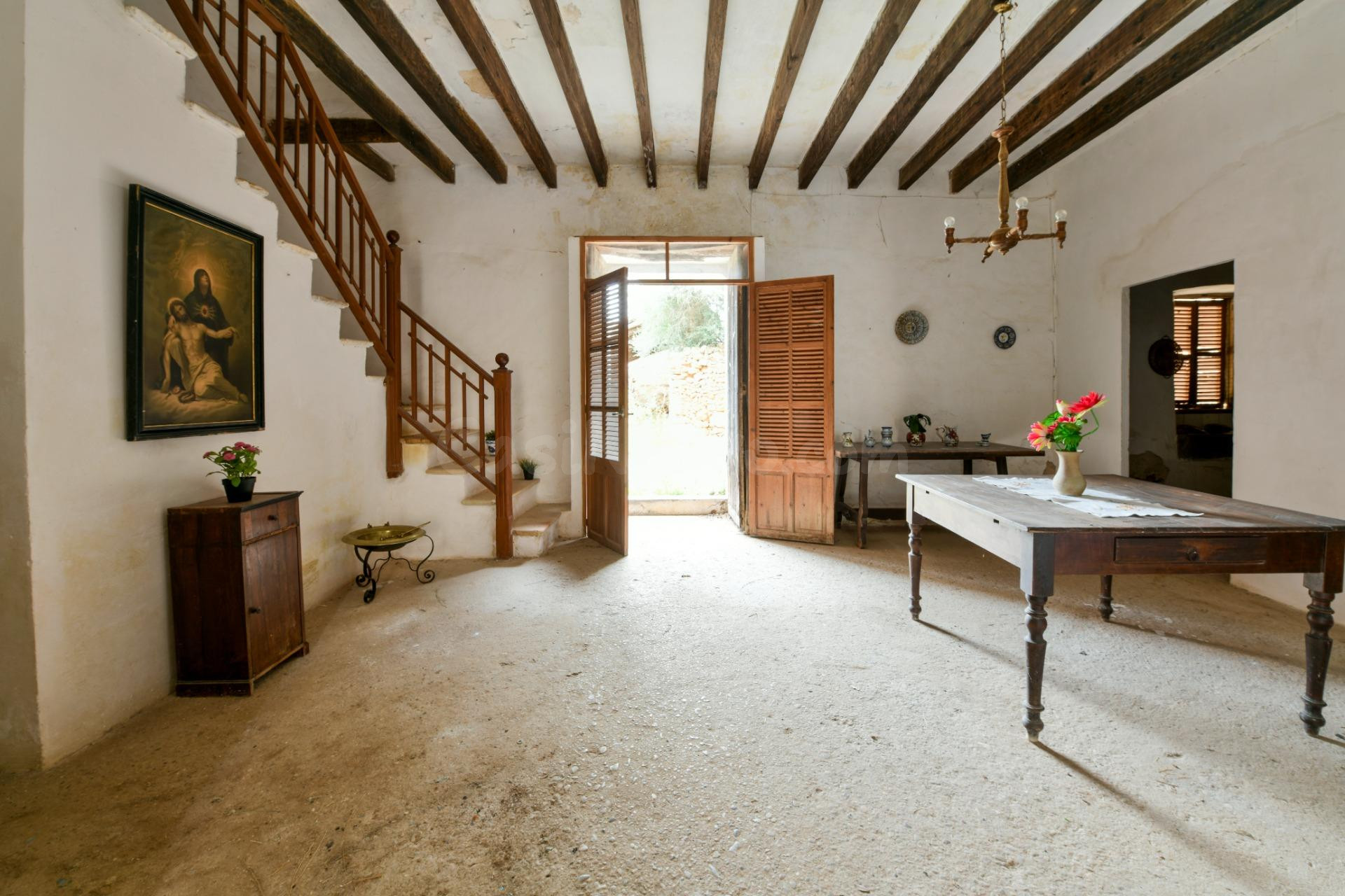 Planta baja en casa de pueblo tradicional en Biniali