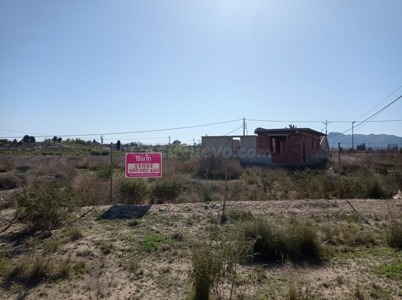 Terreno rústico en La Matanza de Fortuna. Murcia