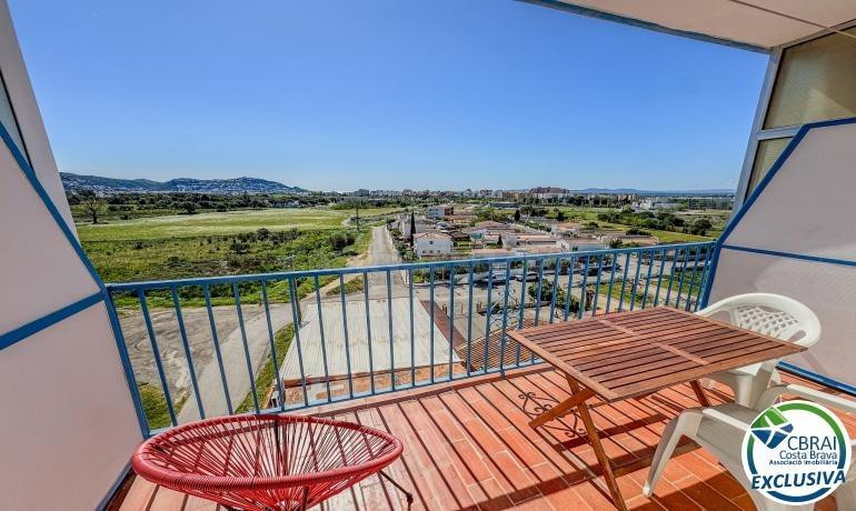 Estudio con vistas panorámicas y vistas al mar en Roses