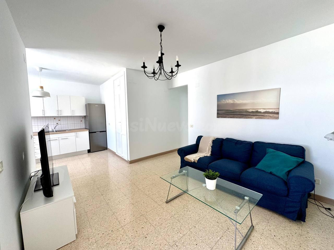 Piso luminoso de 2 habitaciones en Tamaraceite