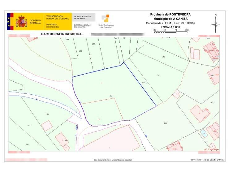 Parcela 243m² en venta - A caniza - foto 3