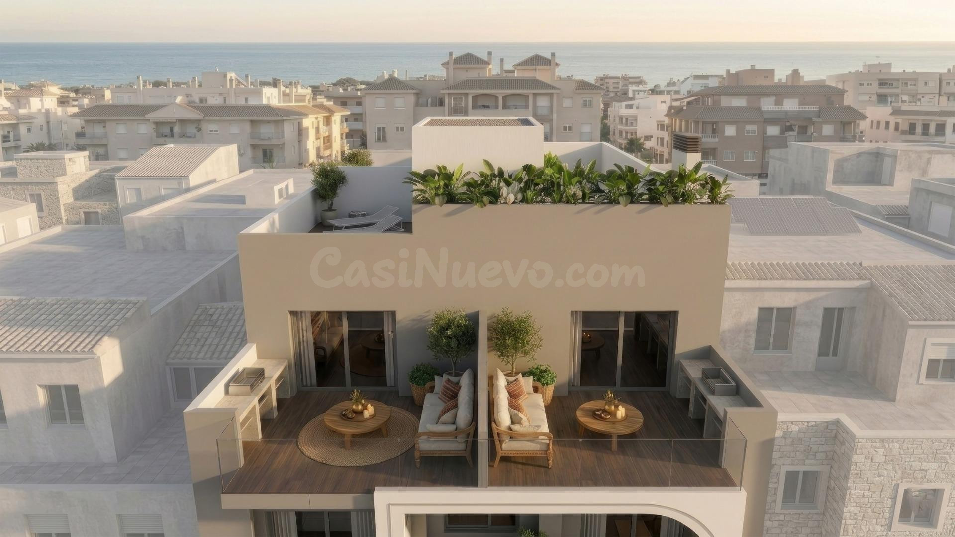 Ático de 2 dormitorios de nueva construcción muy cerca de playa de Guardamar del Segura