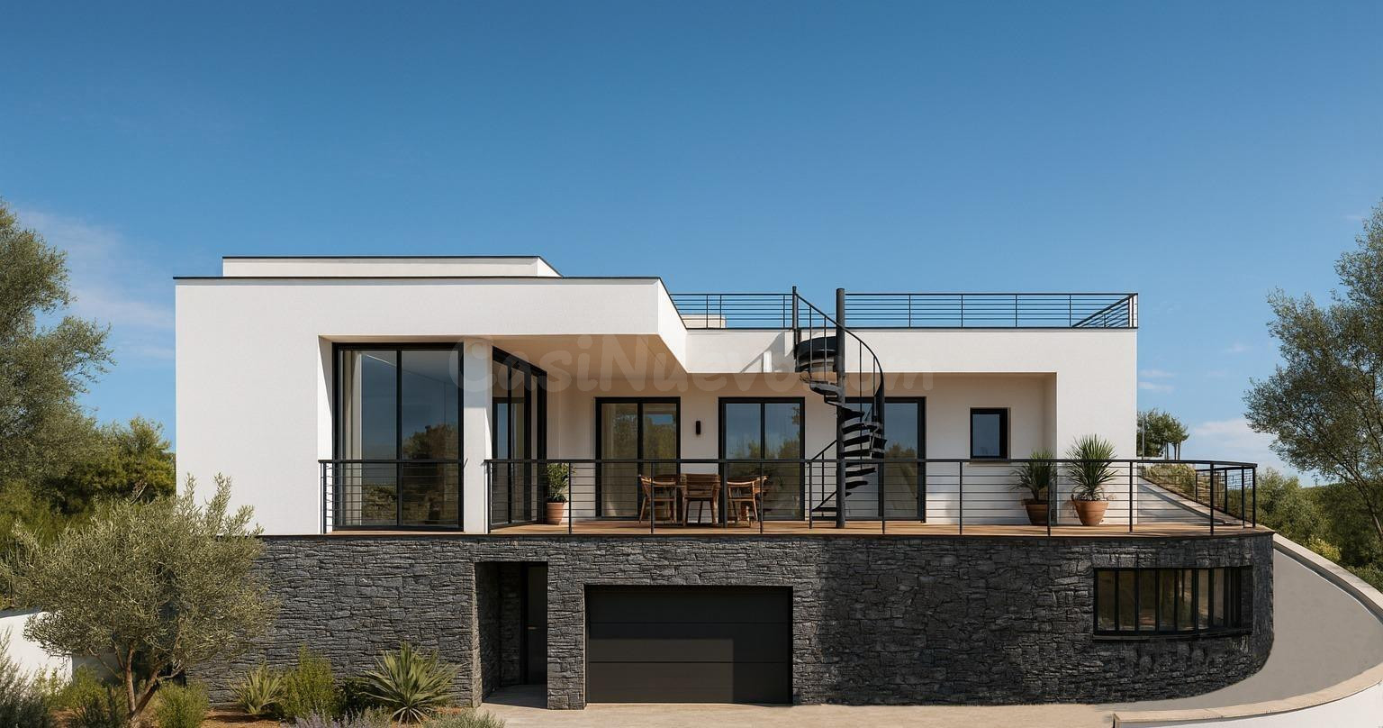 Parcela urbana de 746 m2 con licencia concedida en Alcover
