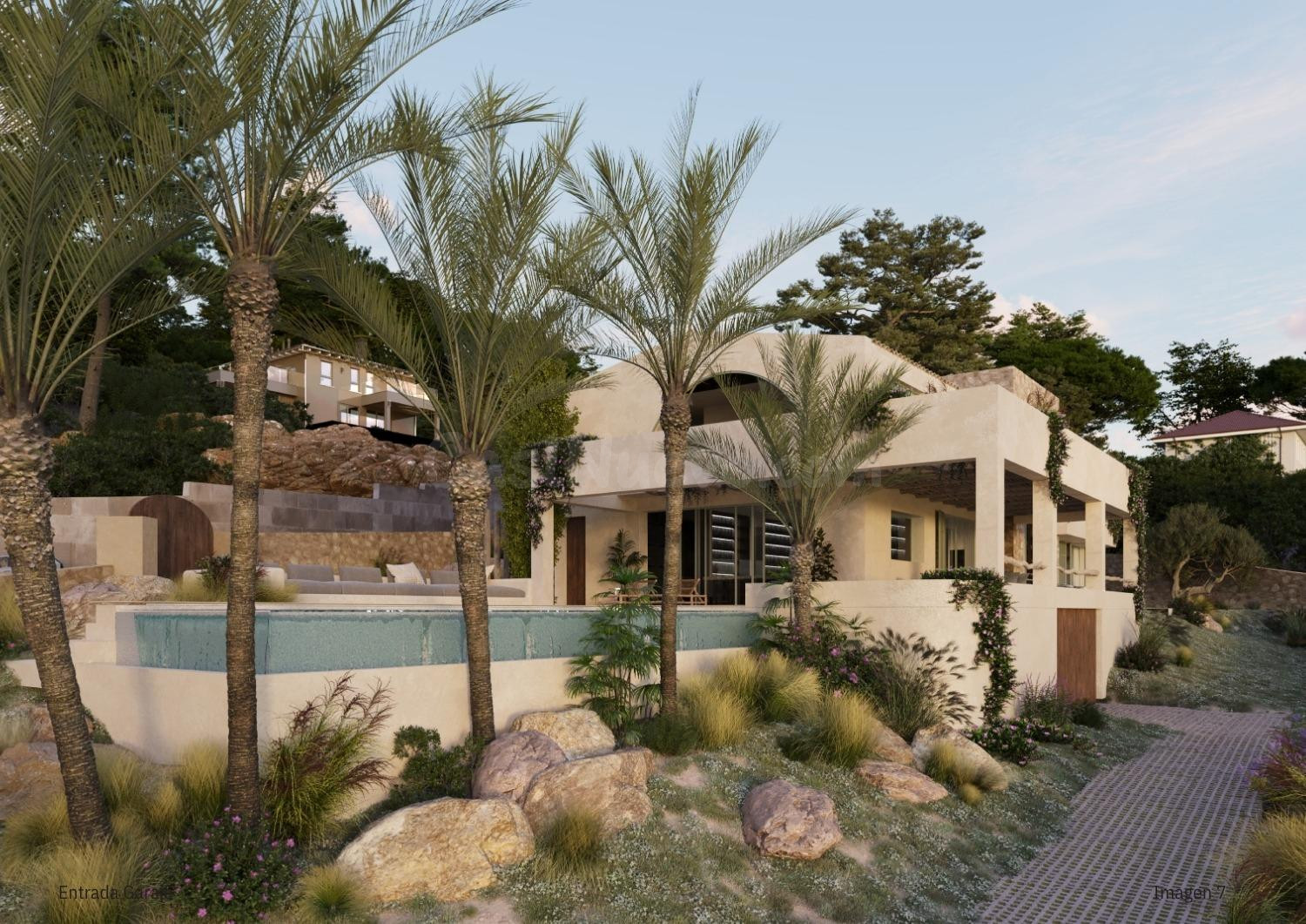 Solar urbano con proyecto de villa aprobado y potencial para - foto 2