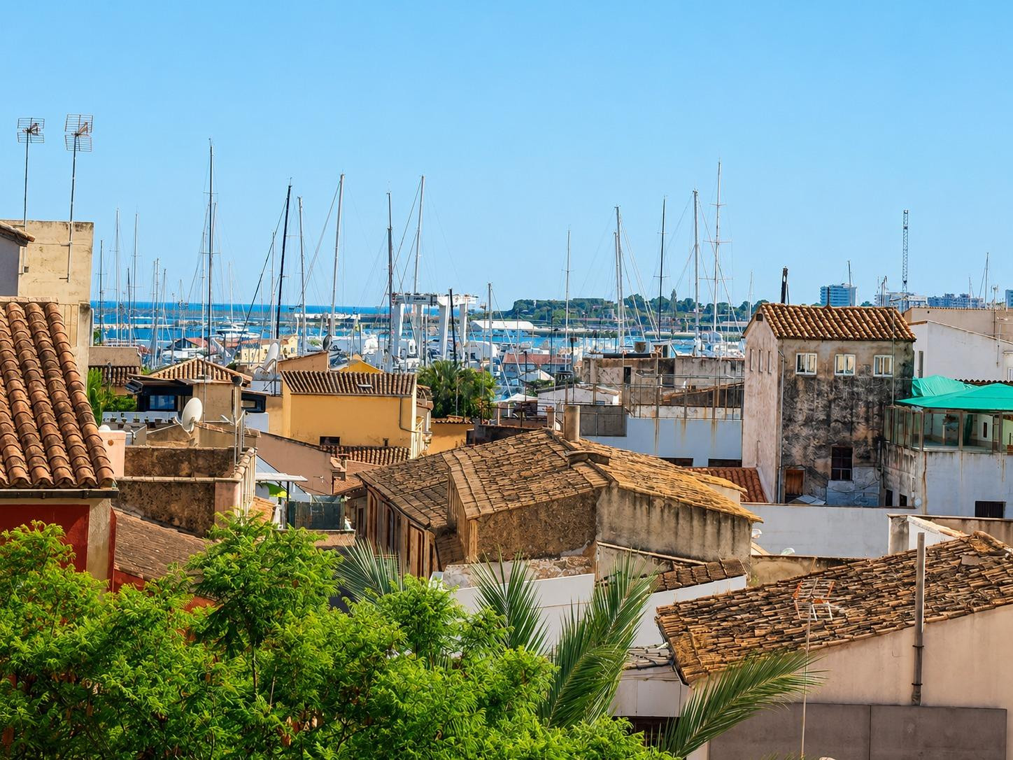 Piso con encanto en el Casco Antiguo de Palma con proyecto de reforma y vistas al mar