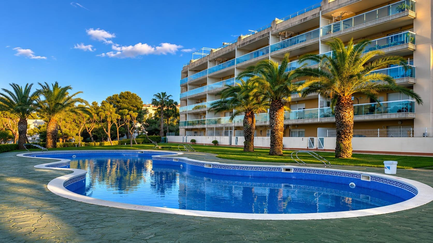 PISO DE 3 DORMITORIOS CON PISCINA, LICENCIA TURÍSTICA A 700 M DE LA CALA FONT