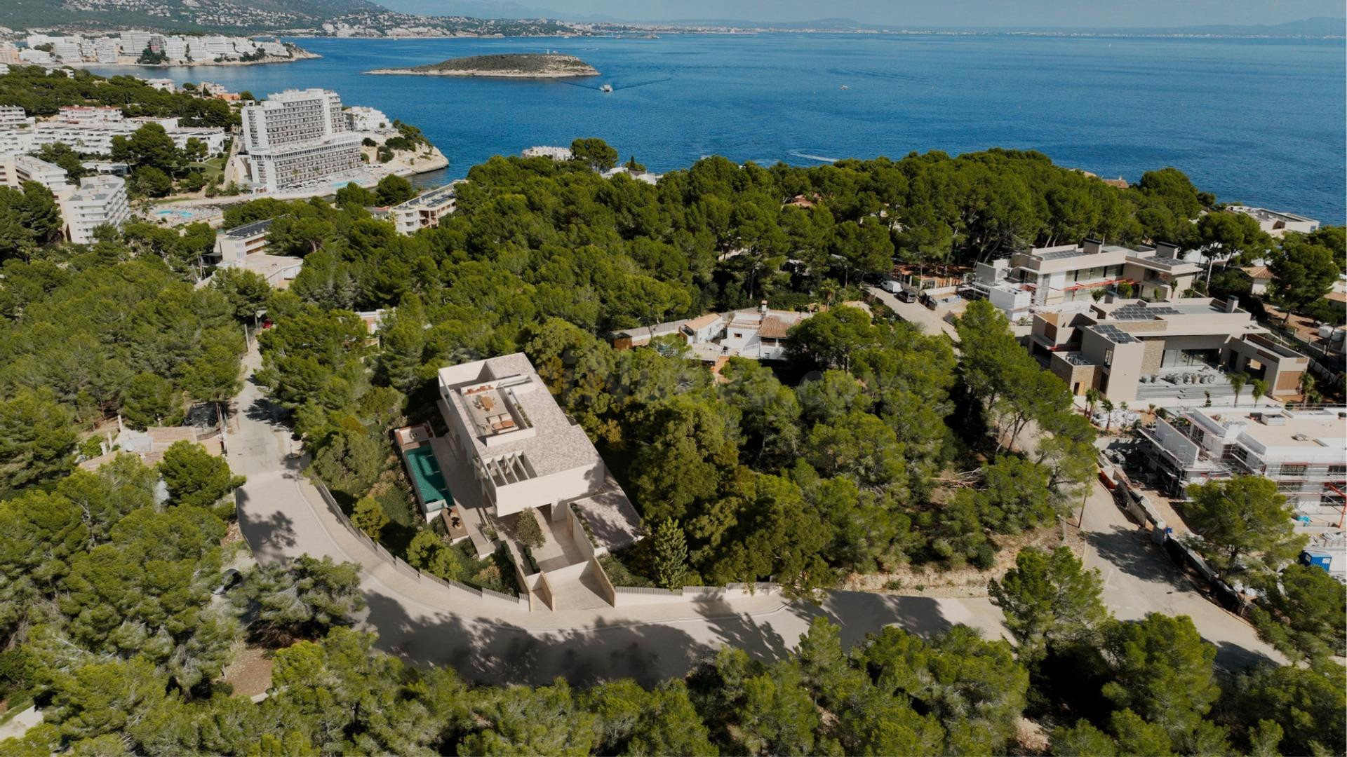VILLA DE DISEÑO DE OBRA NUEVA EN CALA VINYAS - foto 2