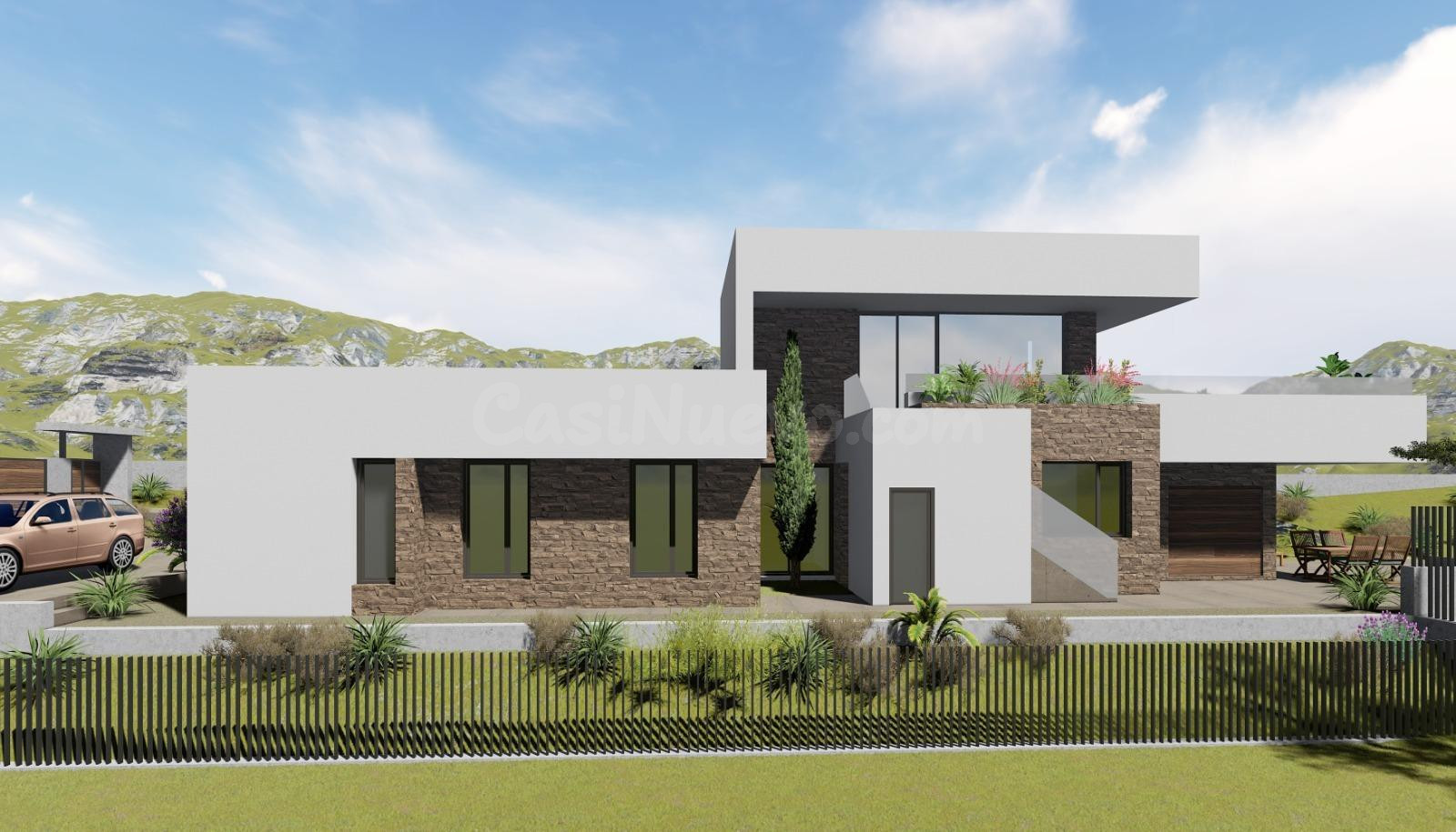 Parcela urbana de 1.471 m2 con proyecto de chalet en Encinares de Alcolea (Córdoba)