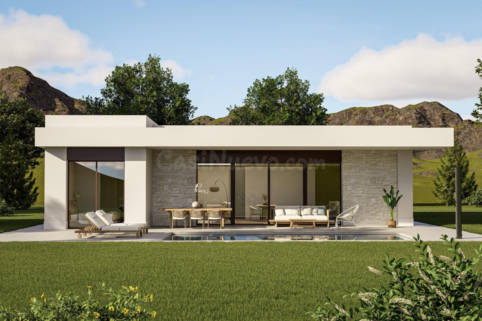 Villas de nueva construcción a medida en Pinoso (Alicante): amplias viviendas en un entorno natural
