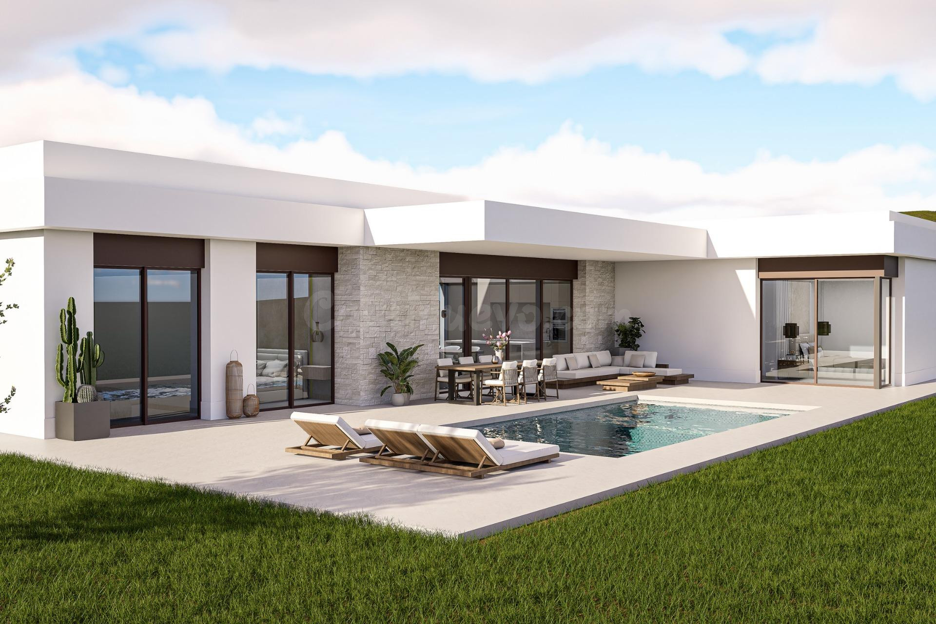 Villas de nueva construcción a medida en Pinoso (Alicante): amplias viviendas en un entorno natural