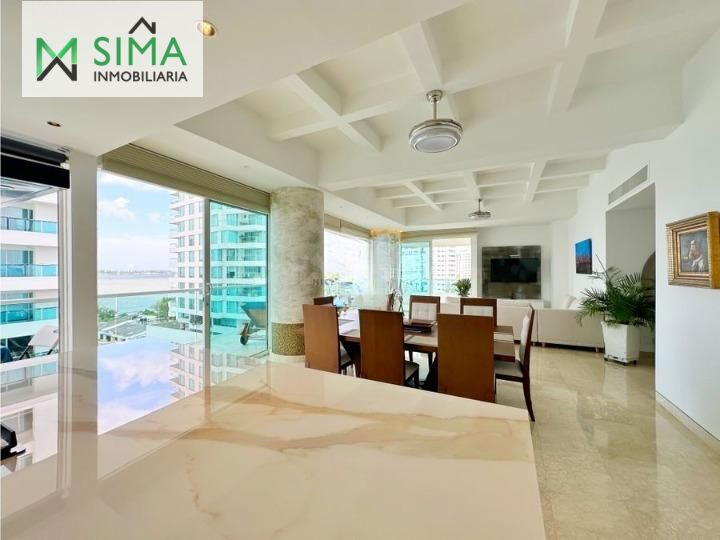 ¡Vendemos espectacular apartamento PENTHOUSE en Castillogrande, Cartagena de Indias!
