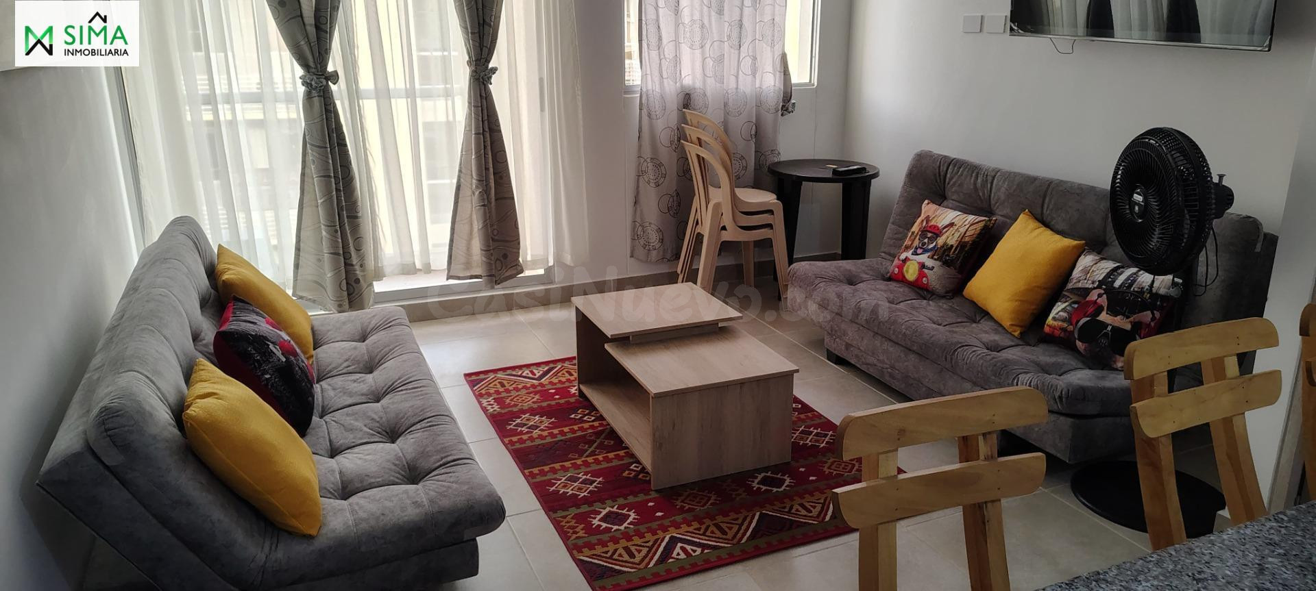 Piso 2 habitaciones 58m² en alquiler - Serena del mar