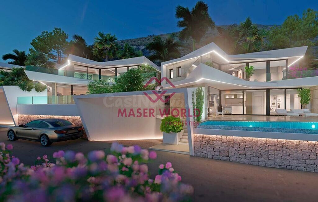 Villas de lujo de nueva construcción con vistas al mar en Benitachell