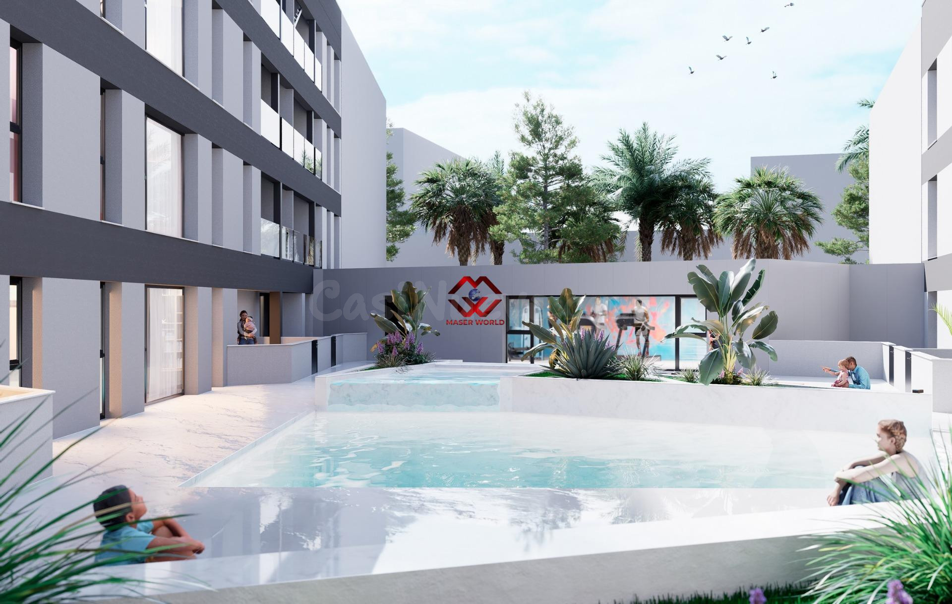 Apartamentos de obra nueva cerca del mar en Lo Pagán, San Pe