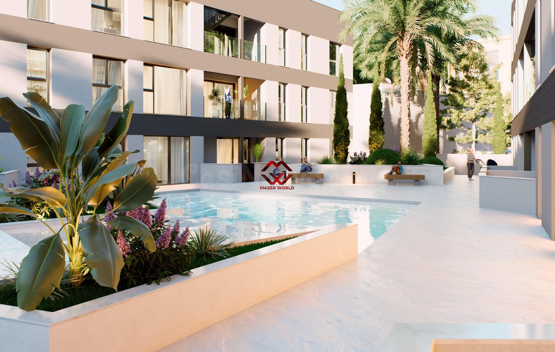 Apartamentos de obra nueva en venta cerca del mar en Lo Pagán, a pocos metros de la playa en Lo Pagán