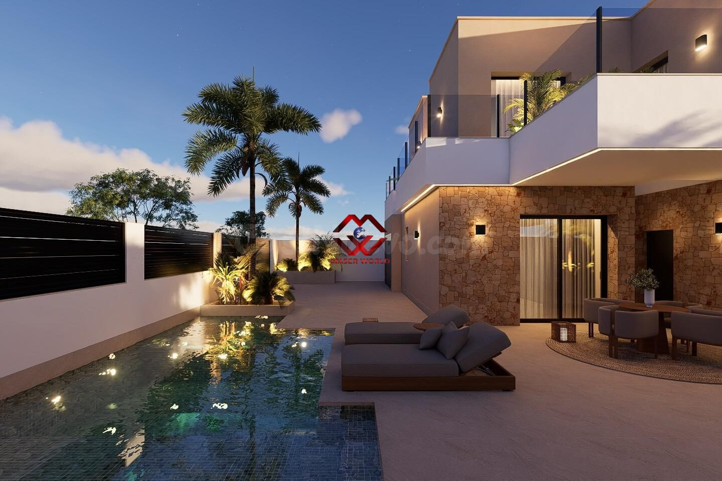 Villas de lujo de nueva construcción en venta en San Pedro del Pinatar, cerca del Mar Menor