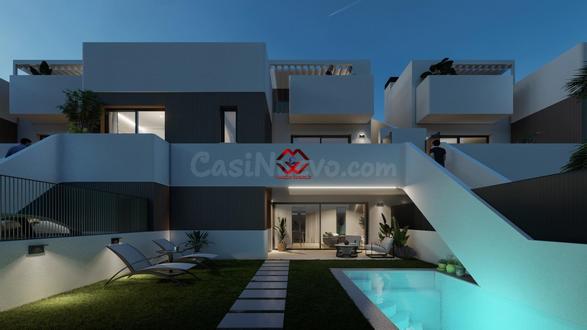 Elegancia mediterránea con piscina privada a un paso del mar