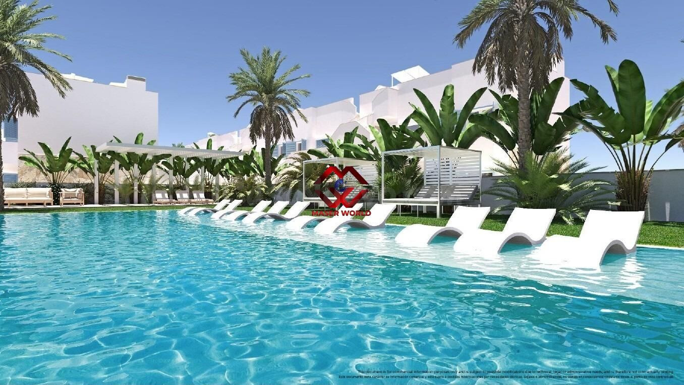 ¿Imaginas vivir a 5 minutos a pie del mar? Residencial privado con piscina, jacuzzi y calificación A en Torre de la Horadada