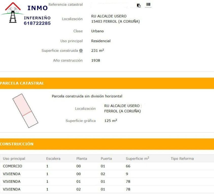 Edificio Viviendas en Venta en Ferrol La Coruña Ref: 438360