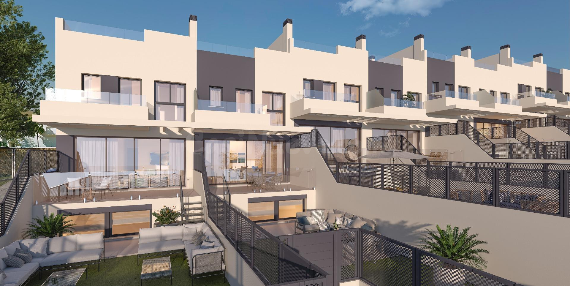 Exclusivas villas adosadas de obra nueva en La Cala Golf, Mijas.