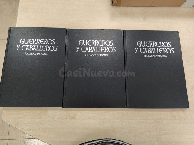 Libros históricos guerreros y caballeros soldados de plomo - Colección completa