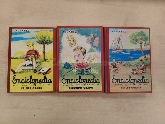 Enciclopedia Álvarez 1º-2º-3º Edaf - Lote Coleccionable