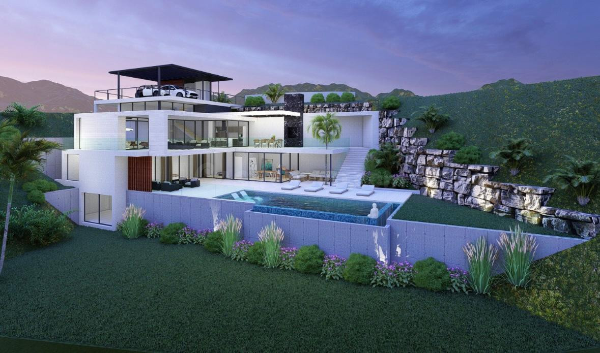 Terreno edificable en Elviria, Marbella: villa de lujo con vistas al mar