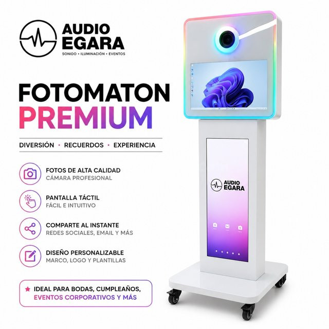 Fotomaton profesional con audio para eventos en Terrassa