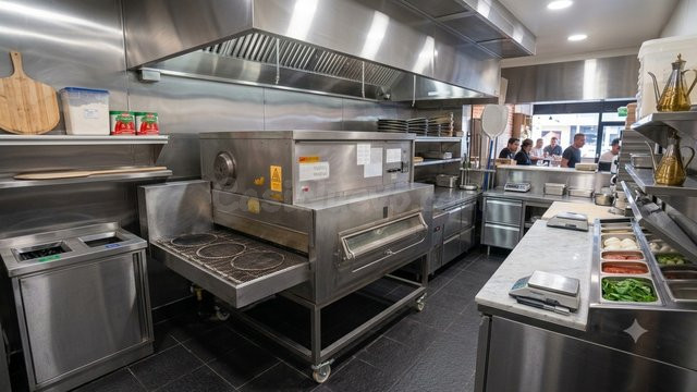 Horno profesional gas PS360WB para pizzerías Torrellano