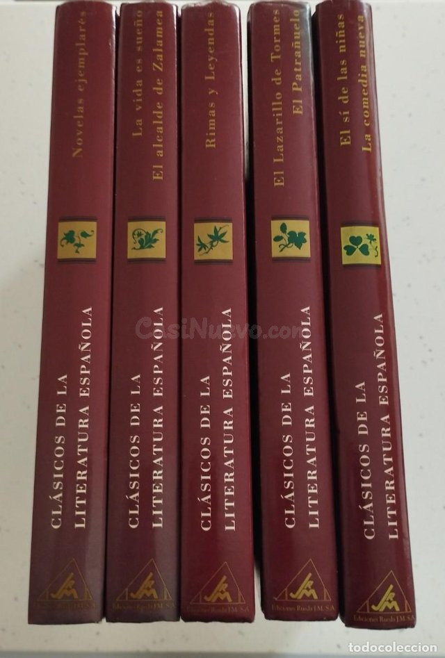 Lote Clásicos Literatura Española - 6 Obras Originales en Ta - foto 2