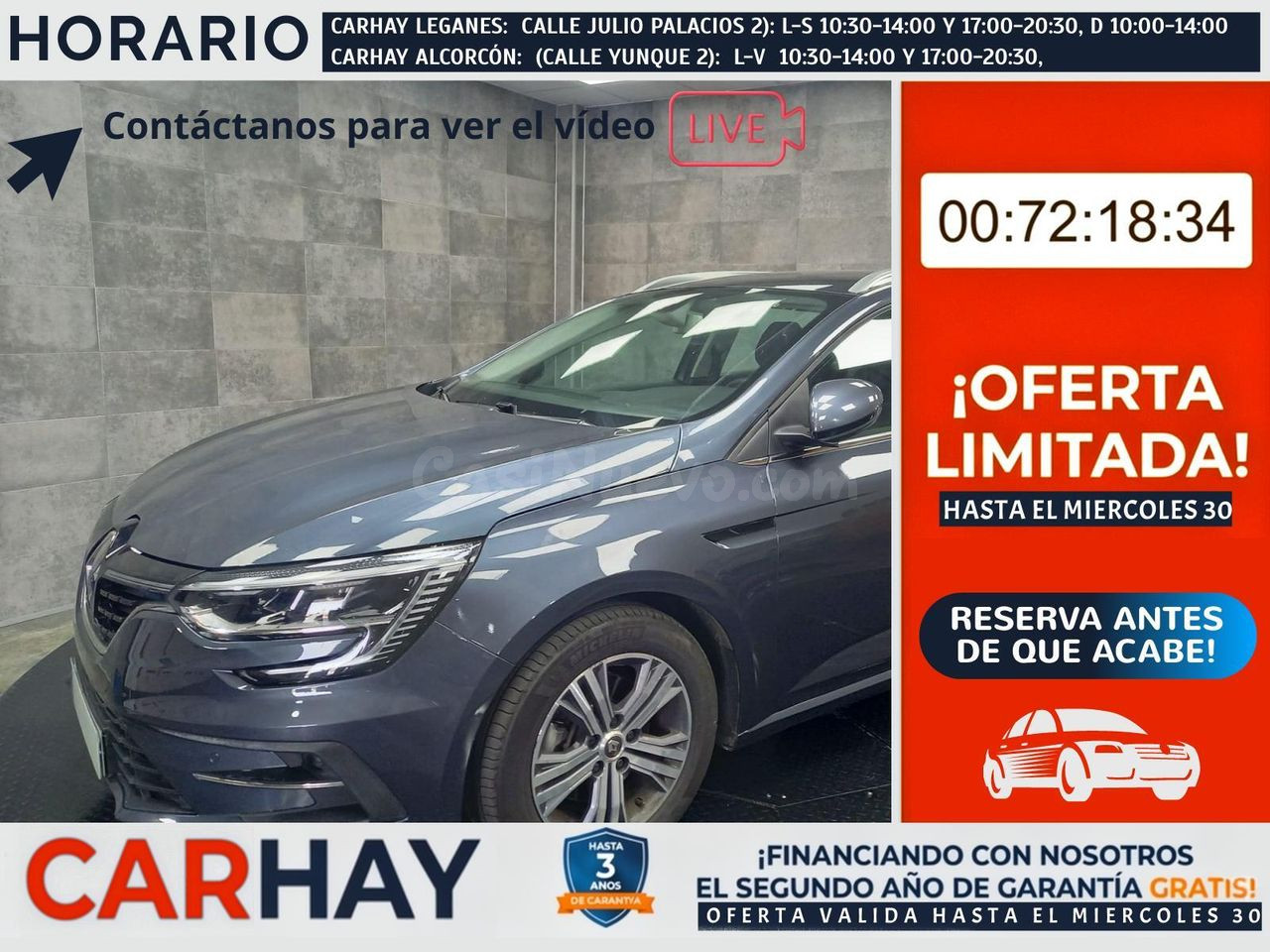 Renault Megane Estate 1.6 ETech Plug-in 160ch Evolution
