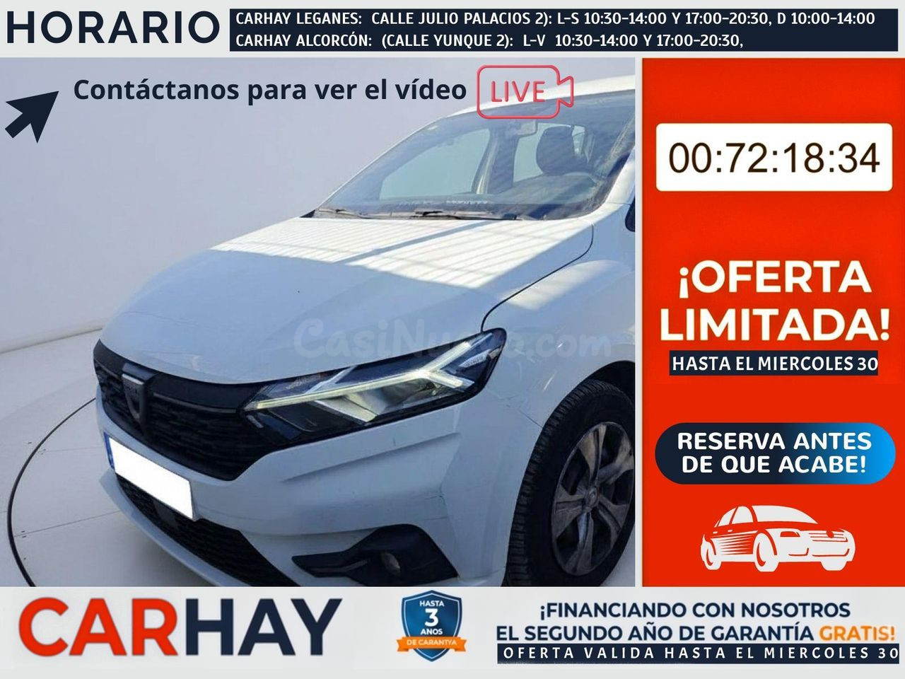 DACIA SANDERO Essential 74kW (100CV) ECO-G