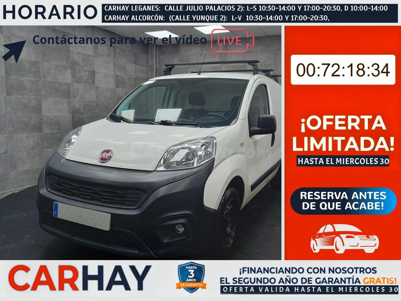 FIAT FIORINO CARGO 1.3 MJT BASE 60 KW