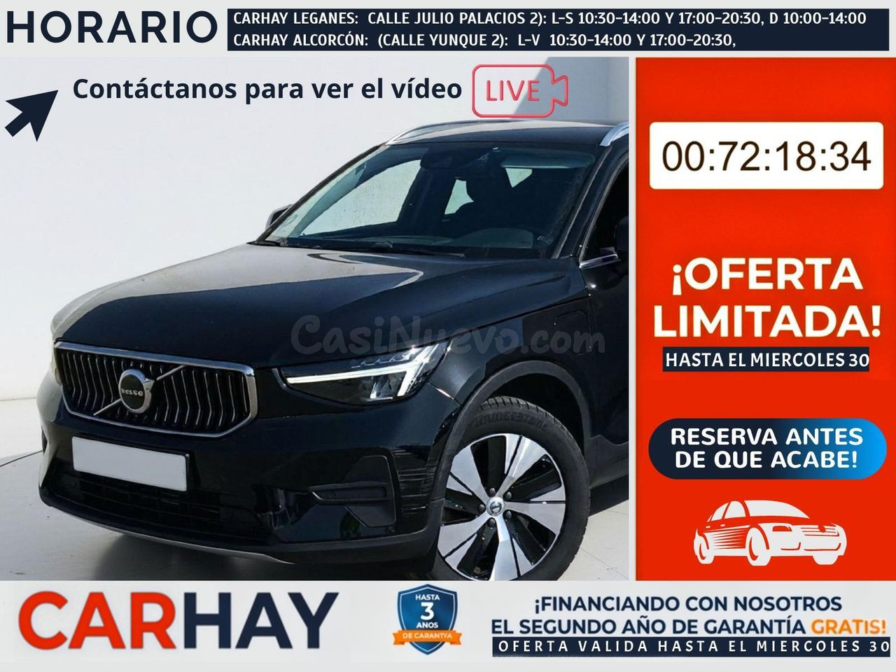 VOLVO XC40 1.5 T4 Recharge PHEV Essential Auto