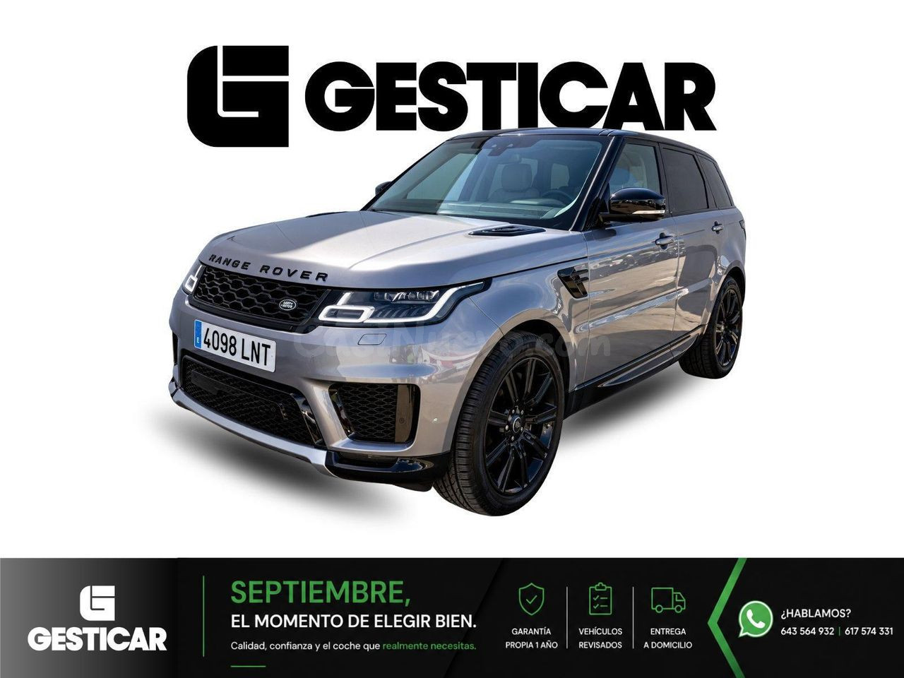 LAND ROVER RANGE ROVER SPORT 2.0 SI4 PHEV 404CV HSE