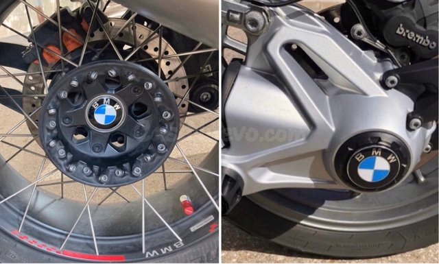 Tapas buje centro rueda BMW GS R1200/1250/1300 - Originales Alemanes