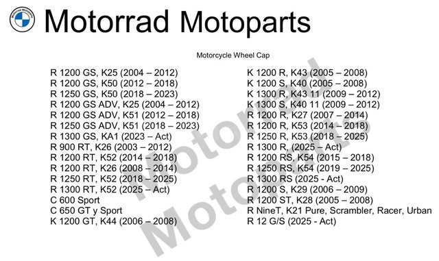 Tapas logo BMW moto + tapones válvula neumáticos - Compatibles España/LATAM - foto 4